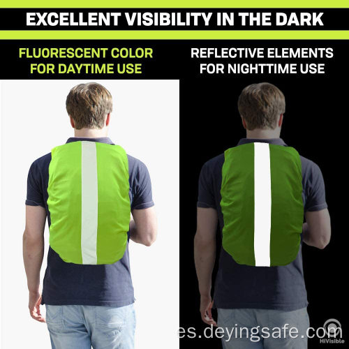 Funda impermeable reflectante para mochila HiVisible